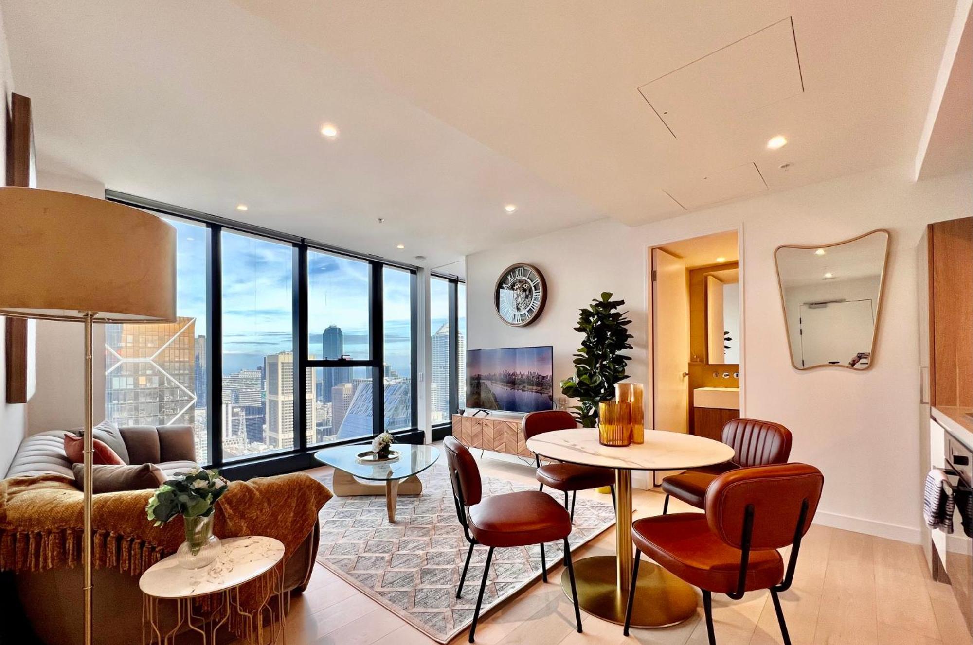 High Rise Top View 2Bed2Bath Melbourne Bagian luar foto
